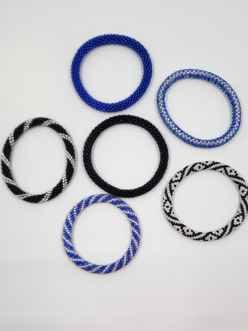Sashka Co. Glass Beaded Roll-On Bracelets